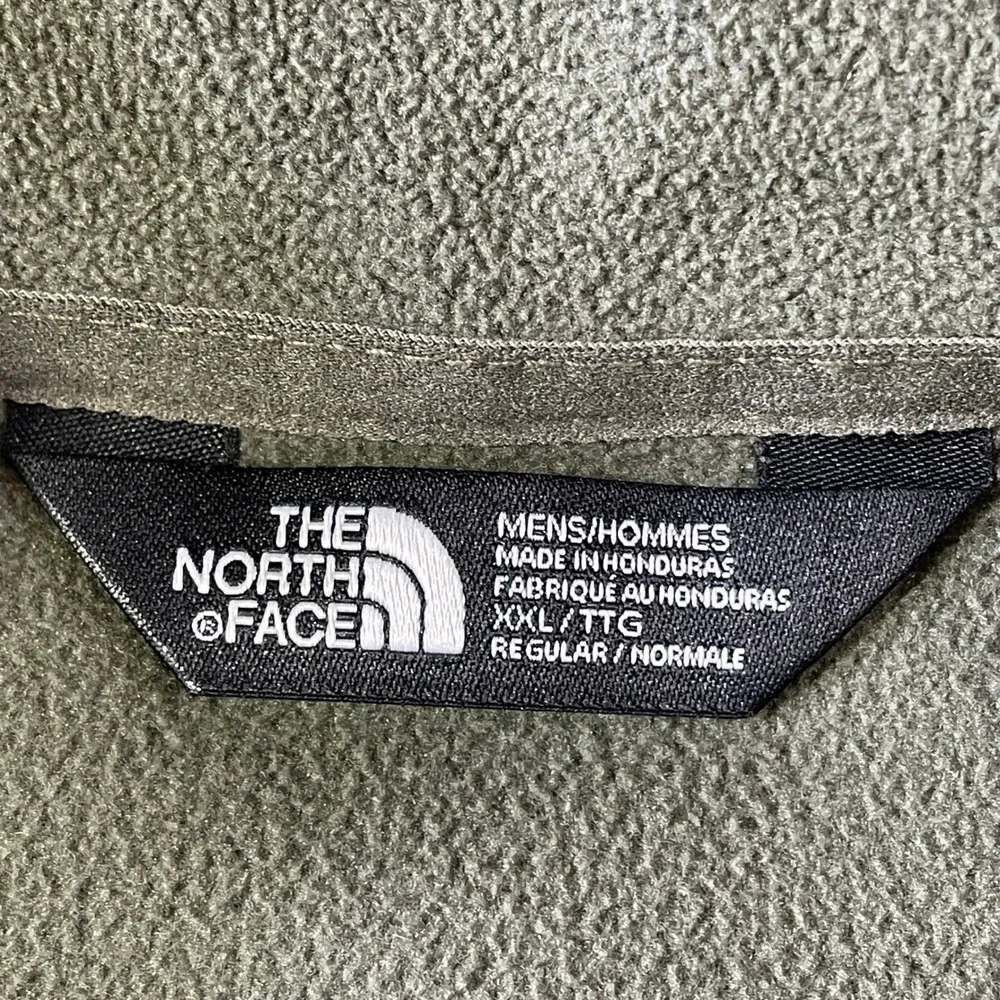 The North Face Glacier 1/4 Zip Fleece Pullover Mens XXL Green Outdoor School